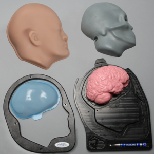 Cranial Access Fluoroscopy Model