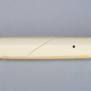 Cylinder with Oblique Fracture and Pre-Drilled Holes